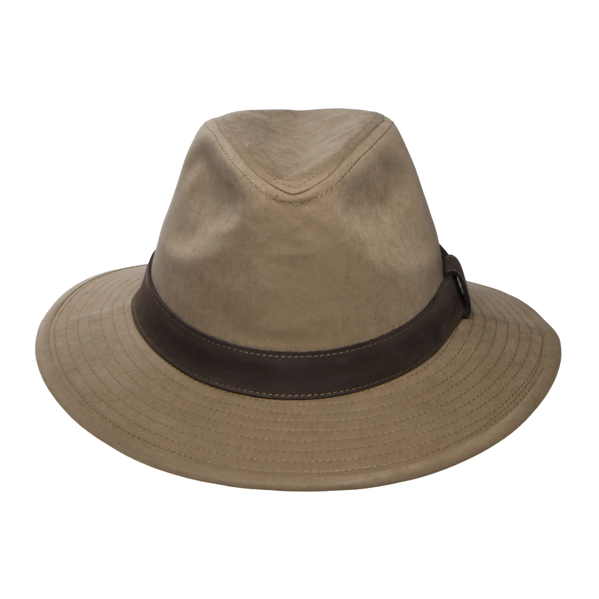 Stetson Traveller Wasserabweisender Safari Fedora Hut - Sand - Image 3
