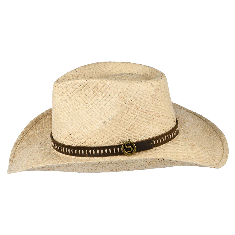 Stetson Western Cowboy Hut aus Raffia-Stroh - Natur - Image 4