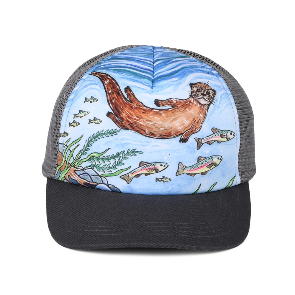 Sunday Afternoons Kinder Artist Series River Otter Trucker Cap - Blau-Grau - Image 2