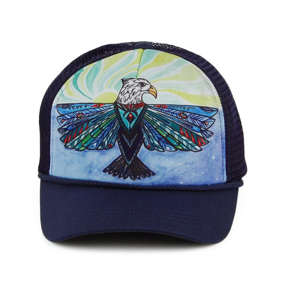 Sunday Afternoons Kinder Artist Series Soaring Eagle Trucker Cap - Marineblau-Multi - Image 2