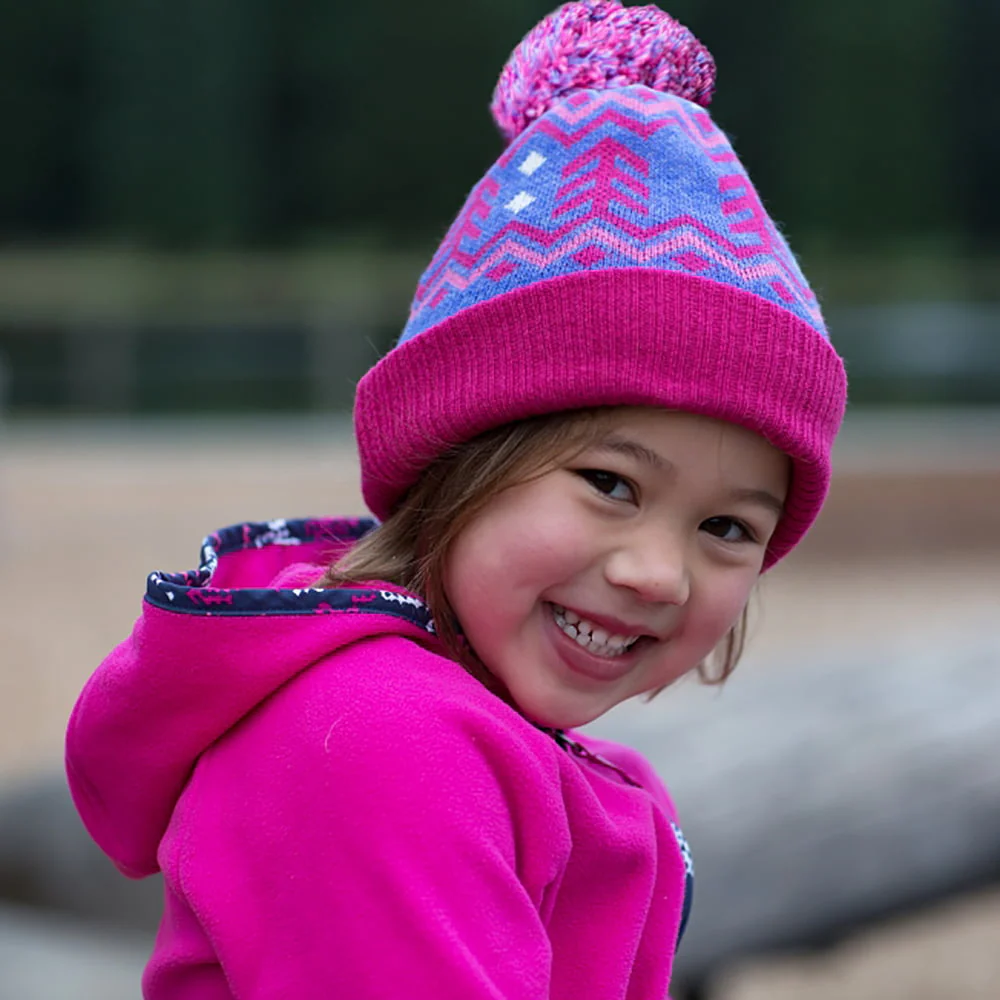Sunday Afternoons Kinder Jupiter Beanie Mütze - Pink-Lila - Image 3