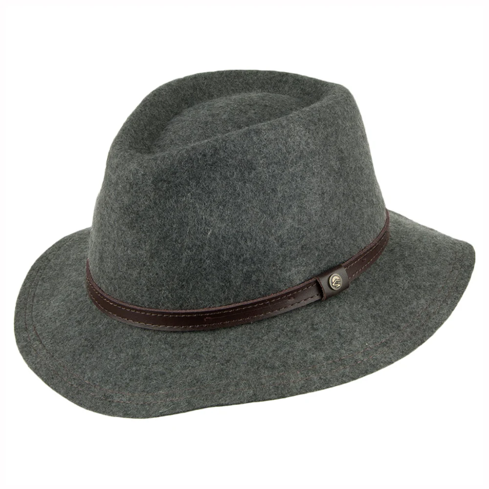 Sunday Afternoons Tessa Wasserabweisend Fedora aus Wolle - Grau