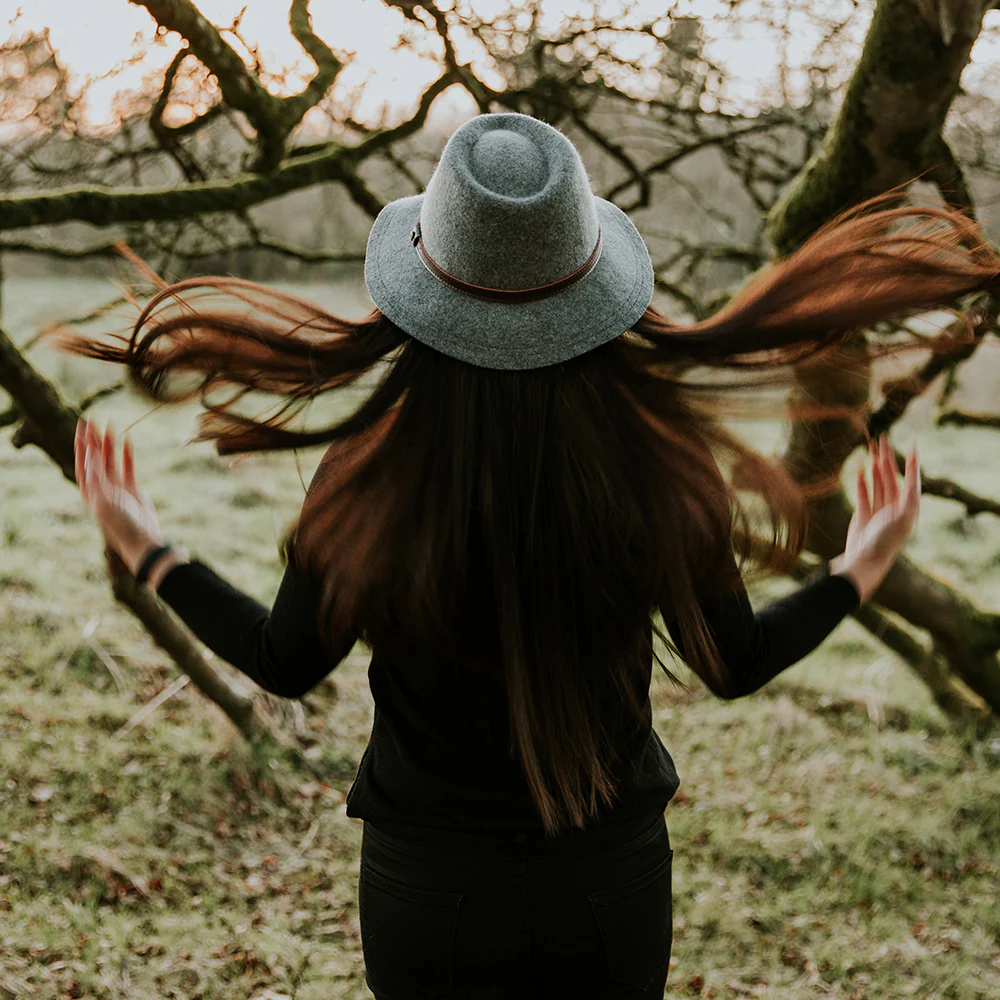 Sunday Afternoons Tessa Wasserabweisend Fedora aus Wolle - Grau - Image 2