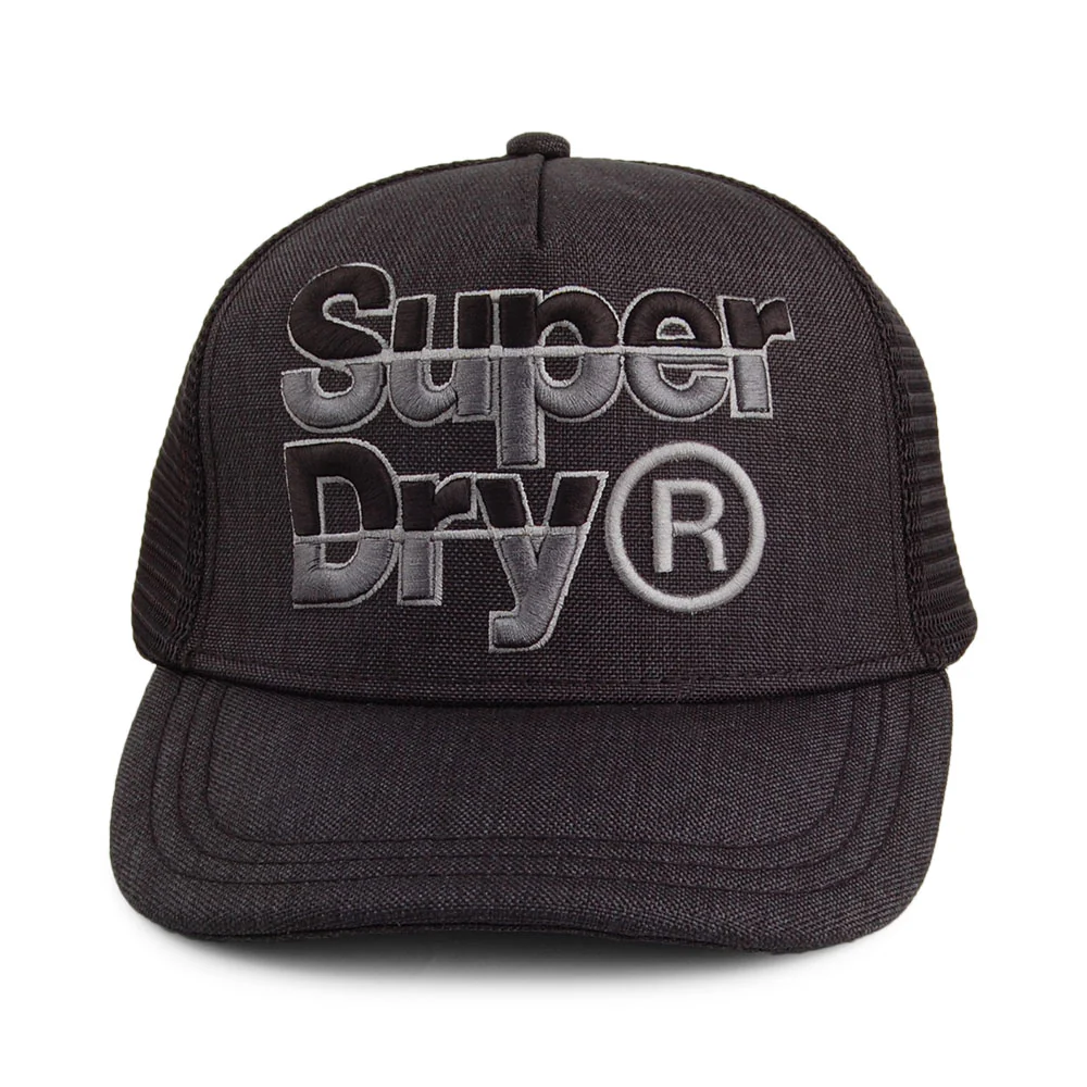 Superdry Mega Logo Trucker Cap - Schwarz - Image 2