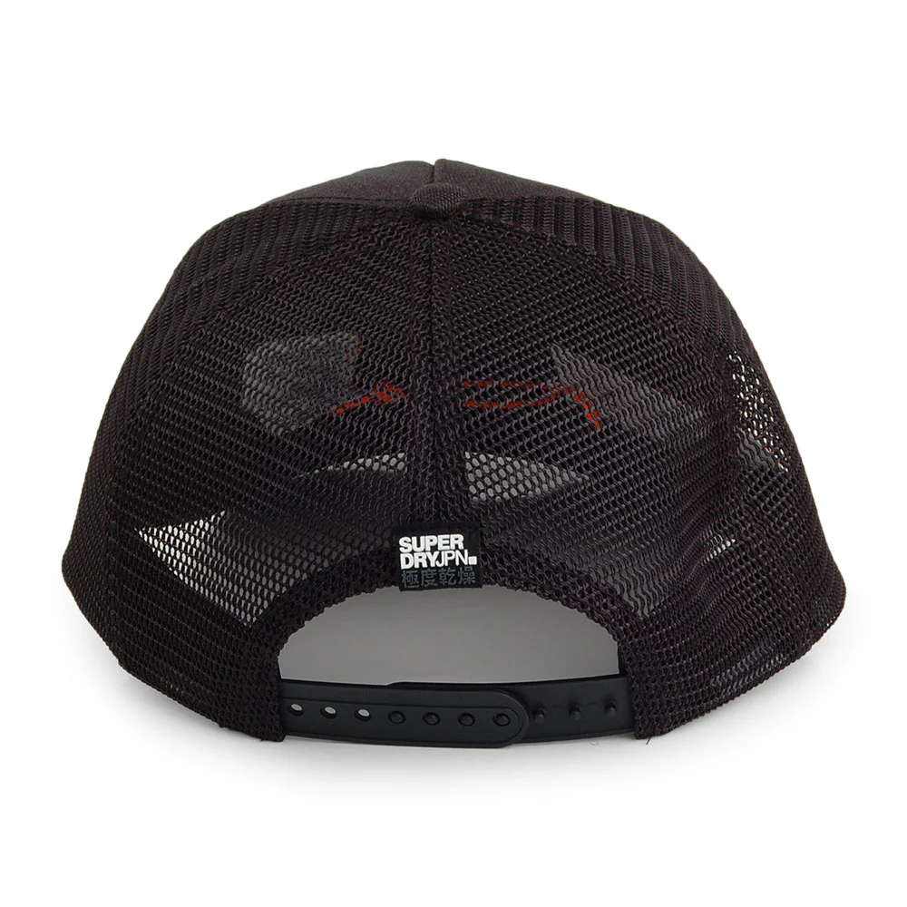 Superdry Mega Logo Trucker Cap - Schwarz - Image 3