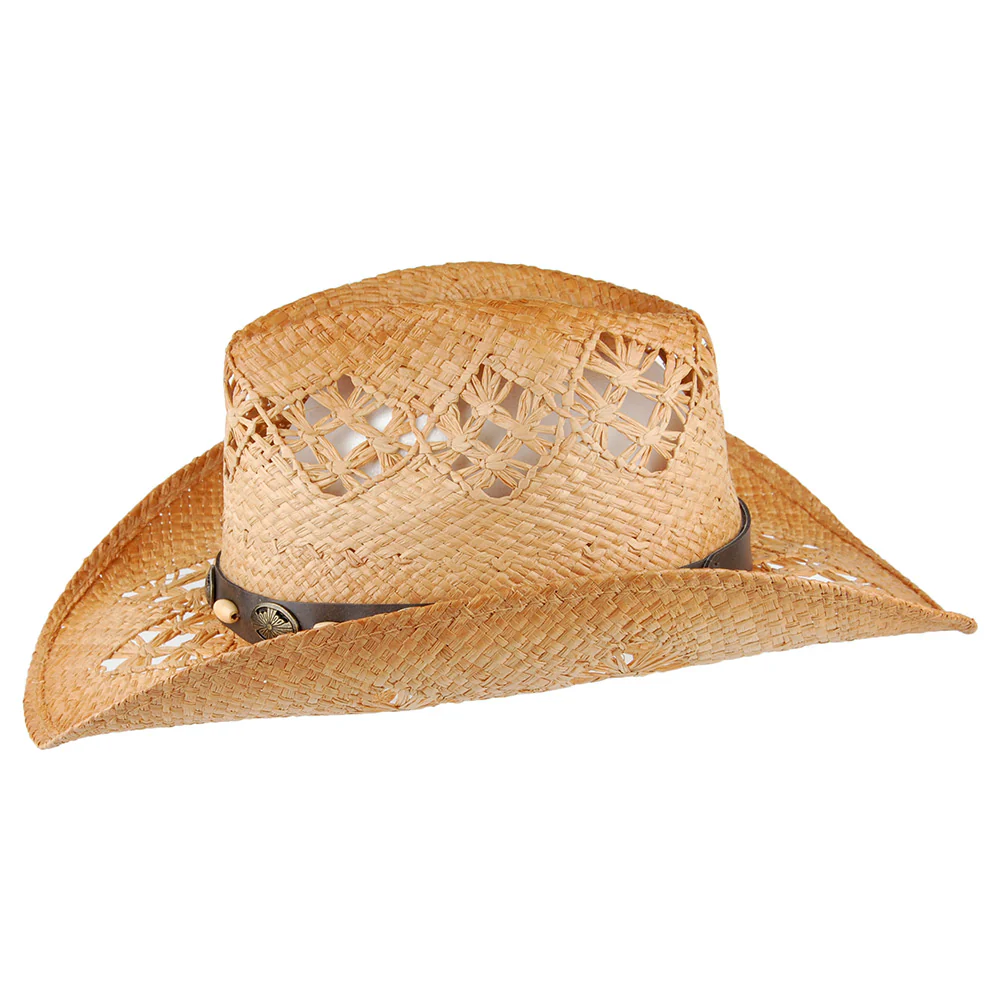 Sur la Tete Annie Oakley Raffia Cowboy Hut Großhandel - Image 4