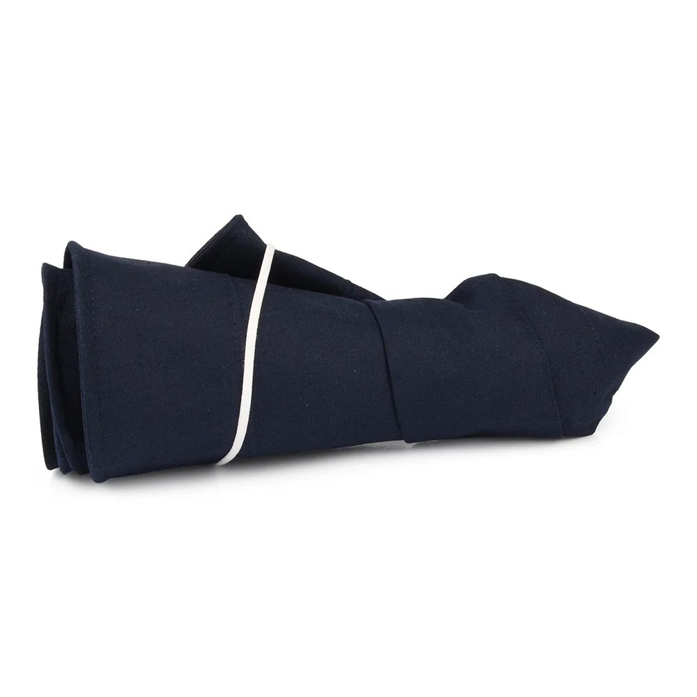 sur la tête Monaco Packbarer Sonnenhut aus Leinen-Baumwolle - Marineblau - Image 2
