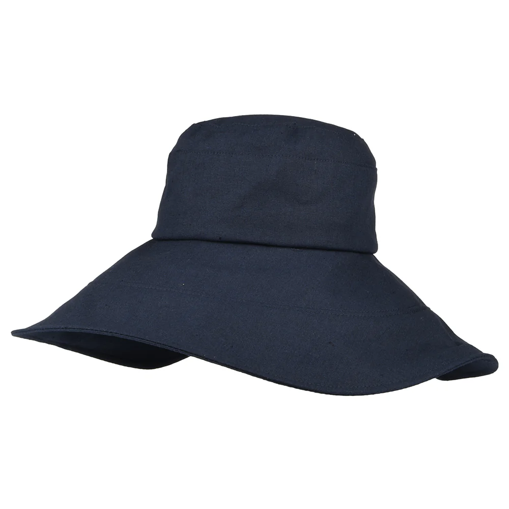 sur la tête Monaco Packbarer Sonnenhut Marineblau Großhandel