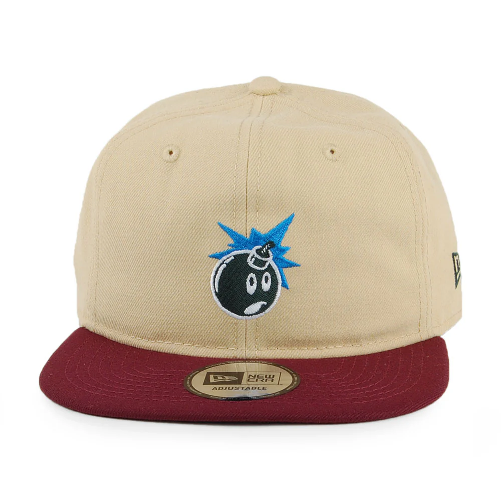 The Hundreds Keen New Era Snapback Cap - Gelb-Burgunderrot - Image 2