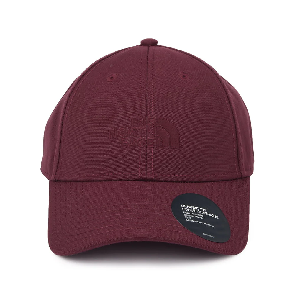 The North Face 66 Classic Recycled Baseball Cap - Weinrot - Image 2