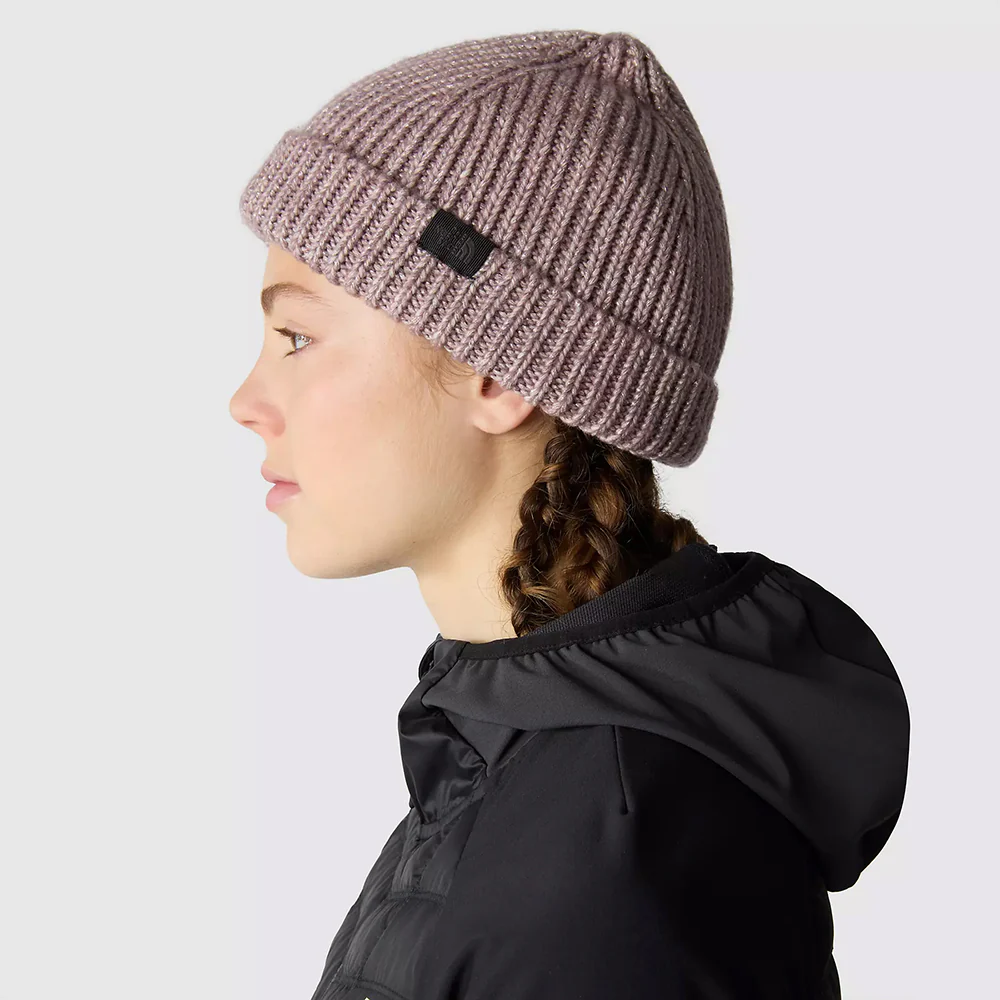The North Face Airspun Slouchy Beanie Mütze - Verstaubtes Mauve - Image 6