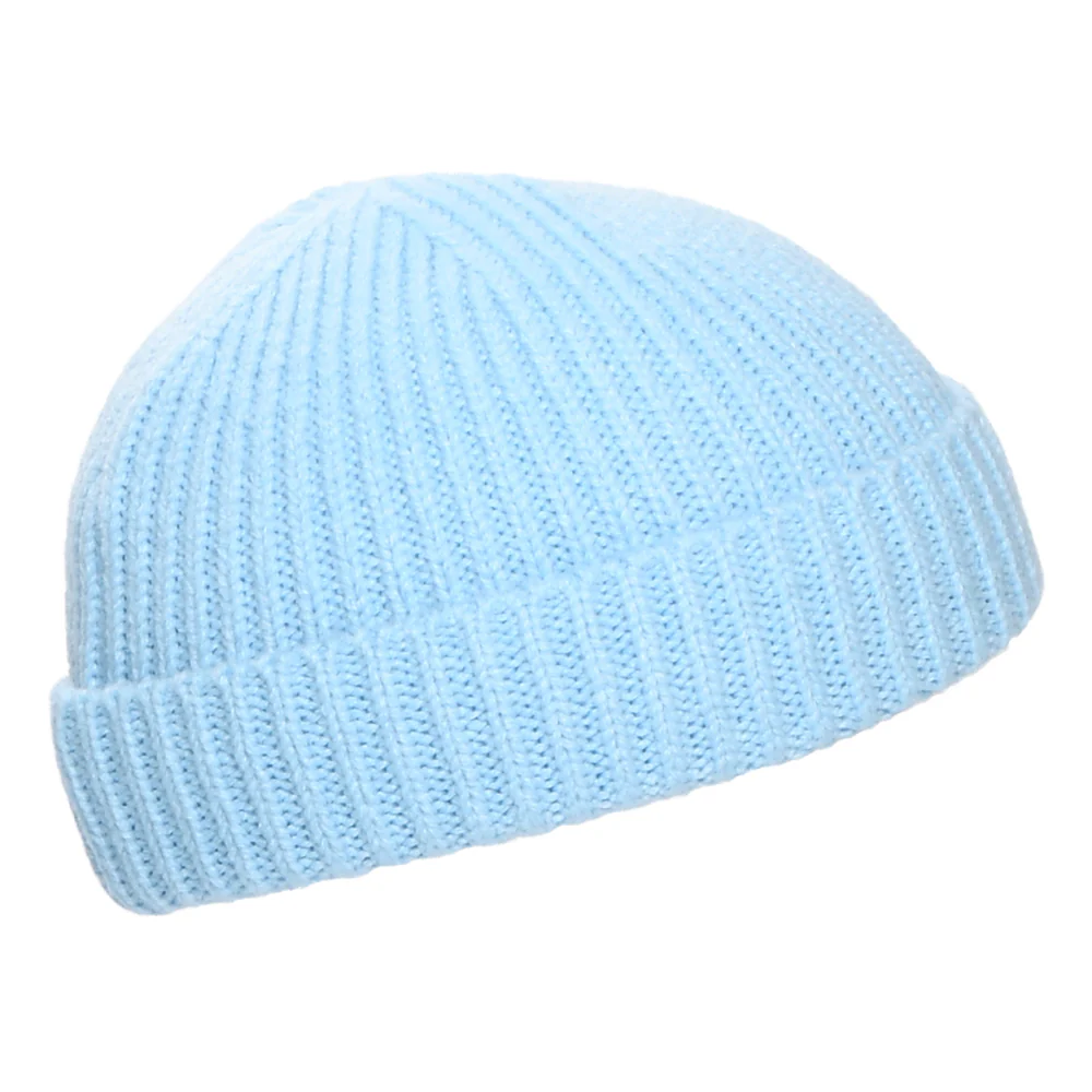 The North Face Baby TNF Box Logo Cuffed Beanie Mütze - Kornblumenblau - Image 2
