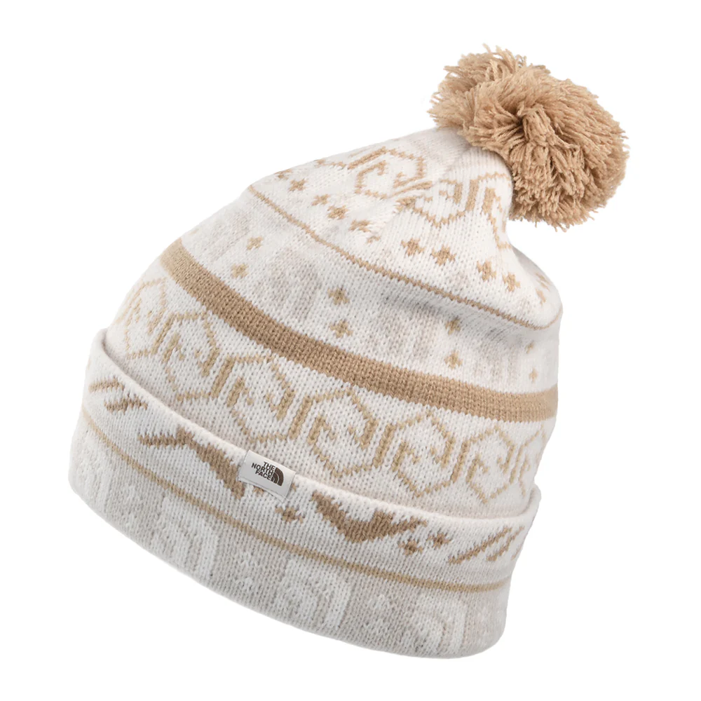 The North Face Bommelmütze Fair Isle - Beige