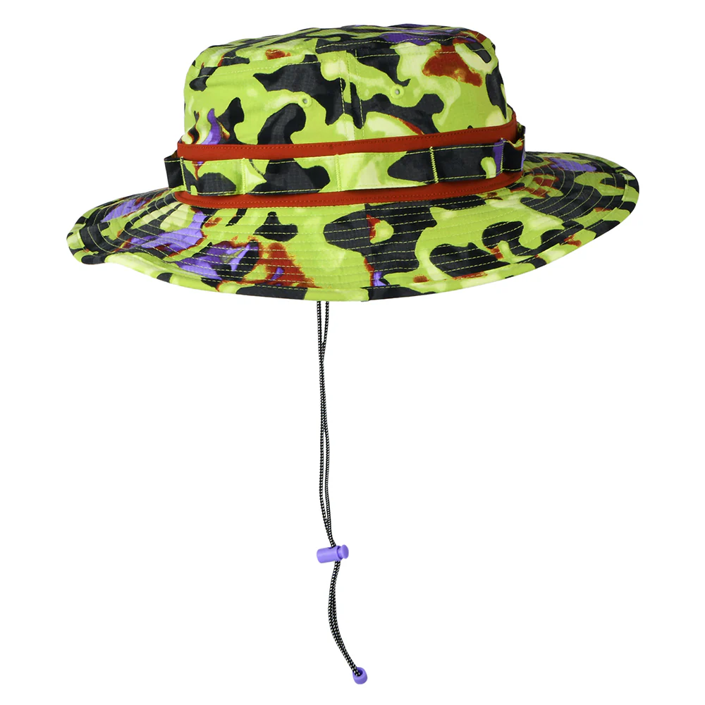 The North Face Class V Brimmer Recycled Boonie Fischerhut in Tarnmuster - Limettengrün-Multi - Image 2