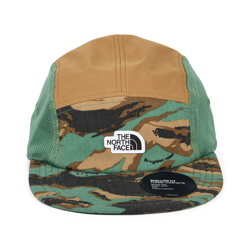 The North Face Class V Camp Recycled 5 Paneelen Cap - Grün-Tarnfarben - Image 2