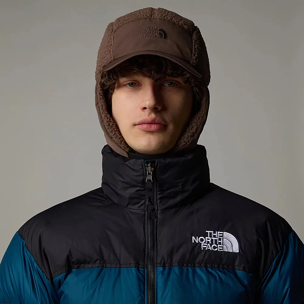 The North Face Cragmont Wasserabweisender Fleece 5 Paneelen Cap mit Ohrenklappen - Rauchbraun - Image 5