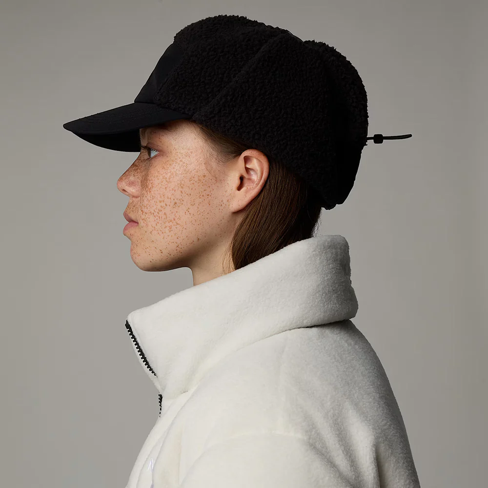The North Face Cragmont Wasserabweisender Fleece 5 Paneelen Cap mit Ohrenklappen - Schwarz - Image 5
