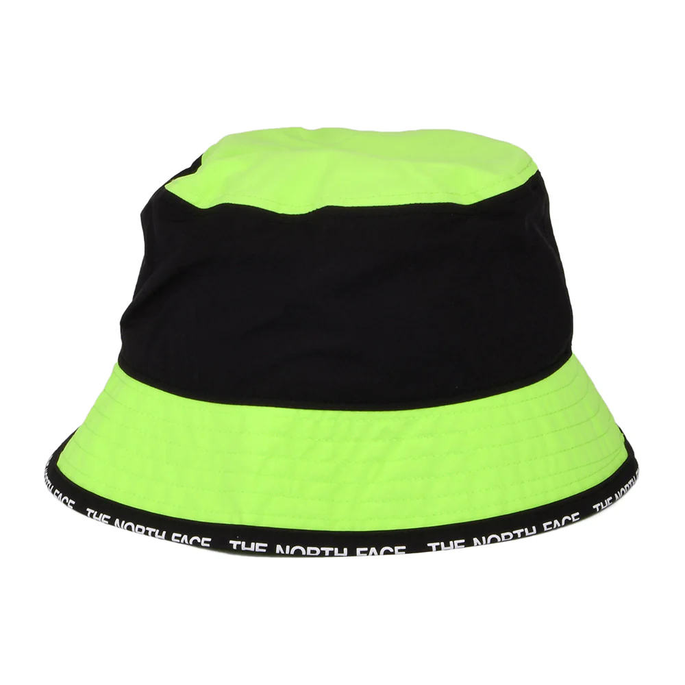 The North Face Cypress Fischerhut Packbarer Knautschbarer - Schwarz-Neongrün - Image 3