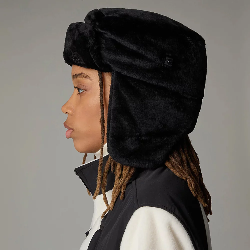The North Face Damen Osito super weiche Recycelter Fliegermütze - Schwarz - Image 6