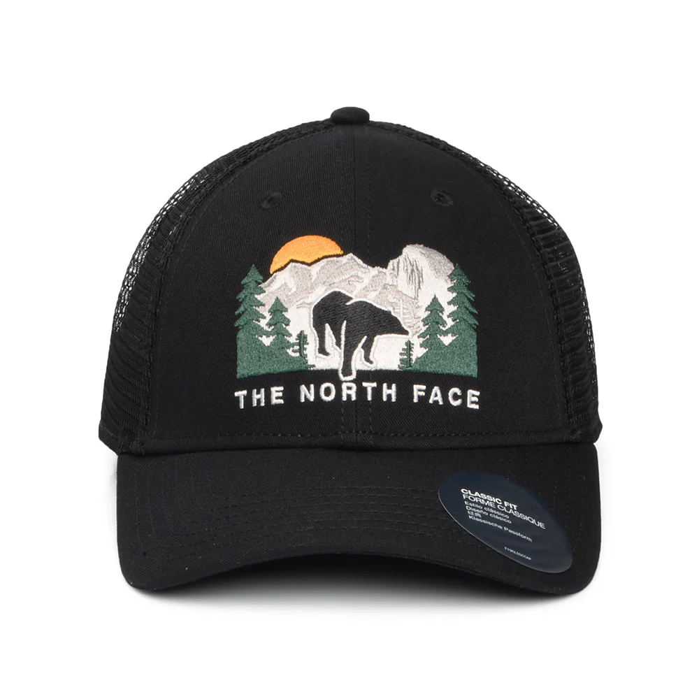 The North Face Embroidered Mudder Recycled Trucker Cap - Schwarz - Image 2