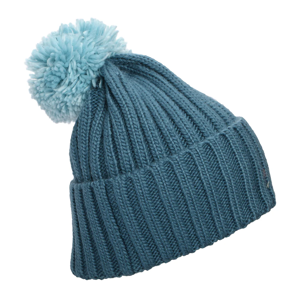 The North Face Heritage Ski Tuke Recycled Bommelmütze - Petrol-Aquamarinblau - Image 2