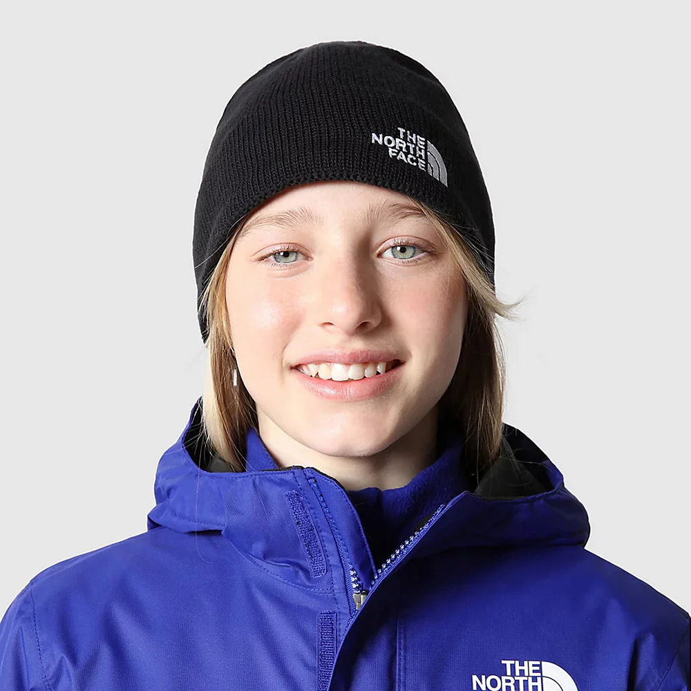 The North Face Kinder Bones Recycelte Beanie Mütze - Schwarz - Image 4