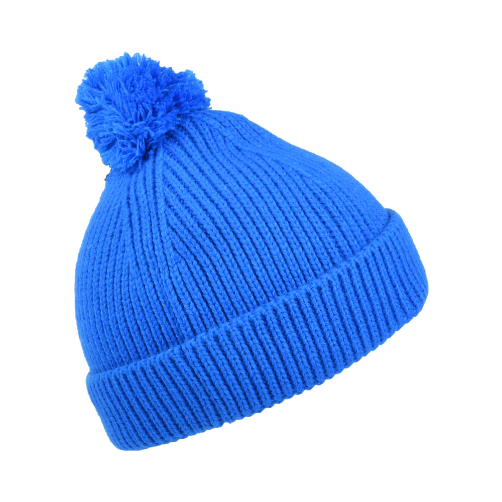 The North Face Kinder Littles Box Logo Bommelmütze - Blau - Image 2