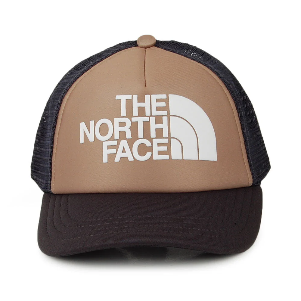 The North Face Kinder Logo Trucker Cap - Kamel-Grau - Image 2