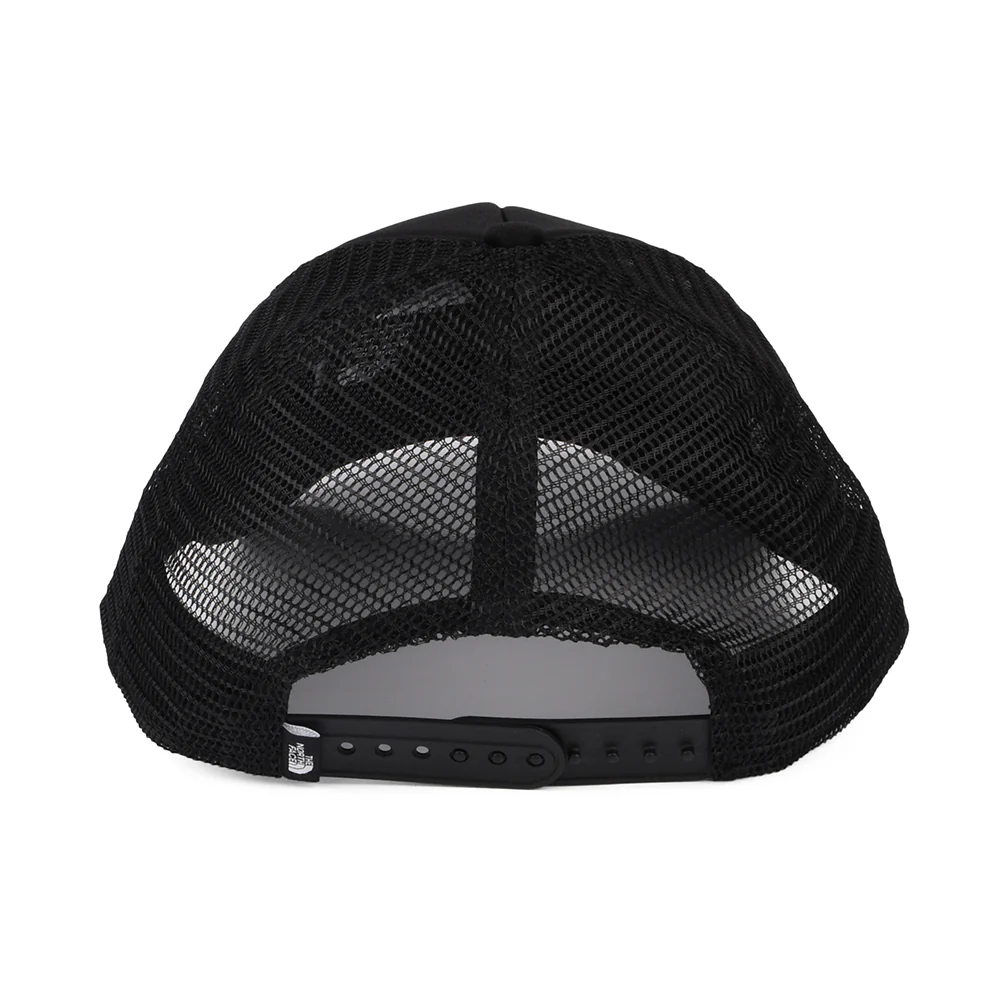 The North Face Kinder Logo Trucker Cap - Schwarz-Weiß - Image 3