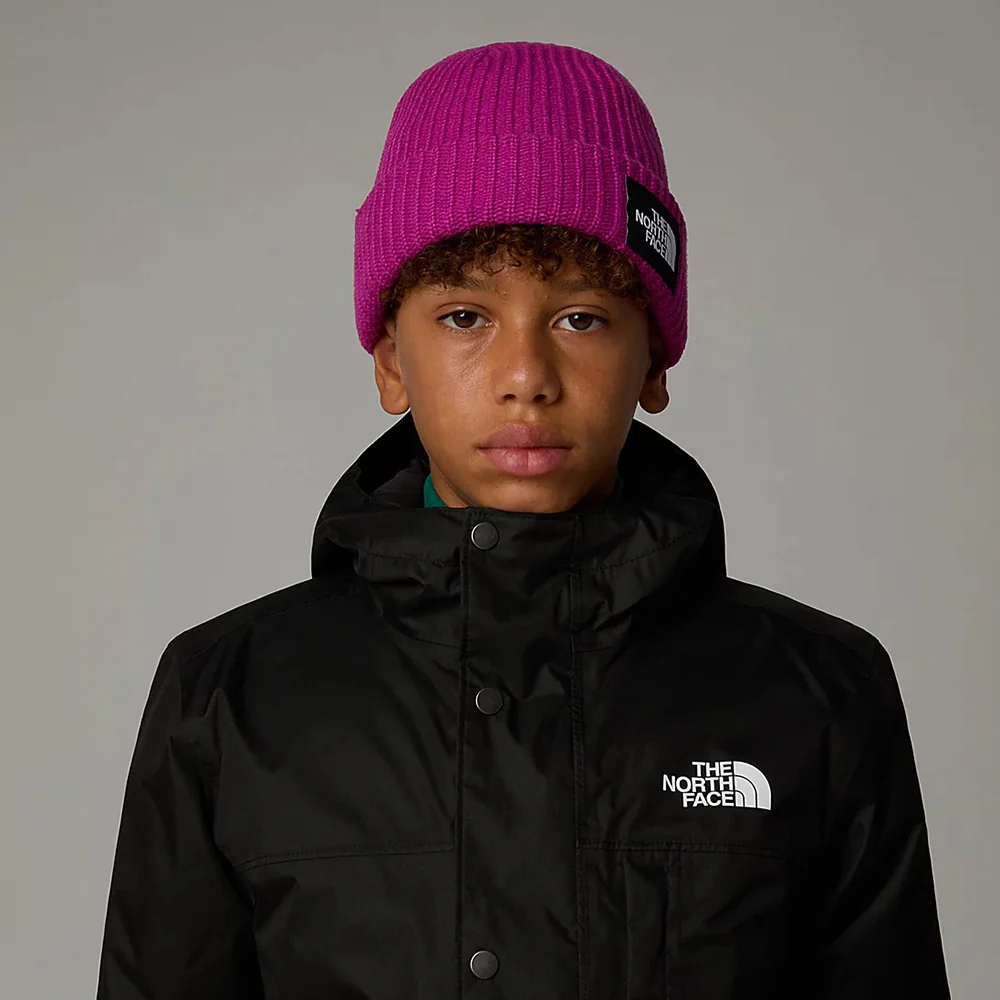 The North Face Kinder Salty Dog Beanie Mütze - Maulbeere - Image 3