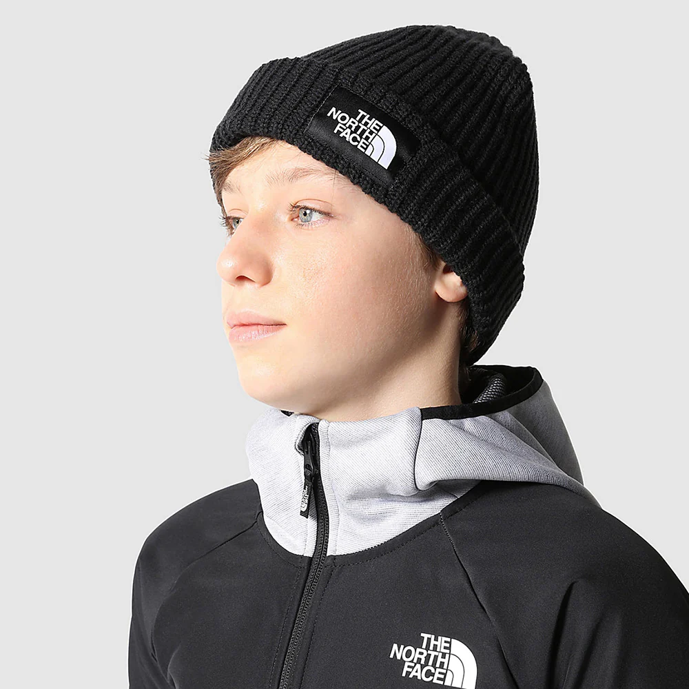 The North Face Kinder Salty Dog Beanie Mütze gefütterte Recycelter - Schwarz - Image 3