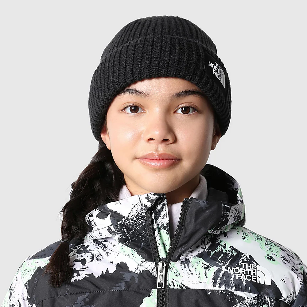 The North Face Kinder Salty Dog Beanie Mütze gefütterte Recycelter - Schwarz - Image 4