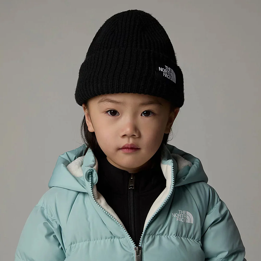 The North Face Kinder Salty Dog Beanie Mütze gefütterte Recycelter - Schwarz - Image 5