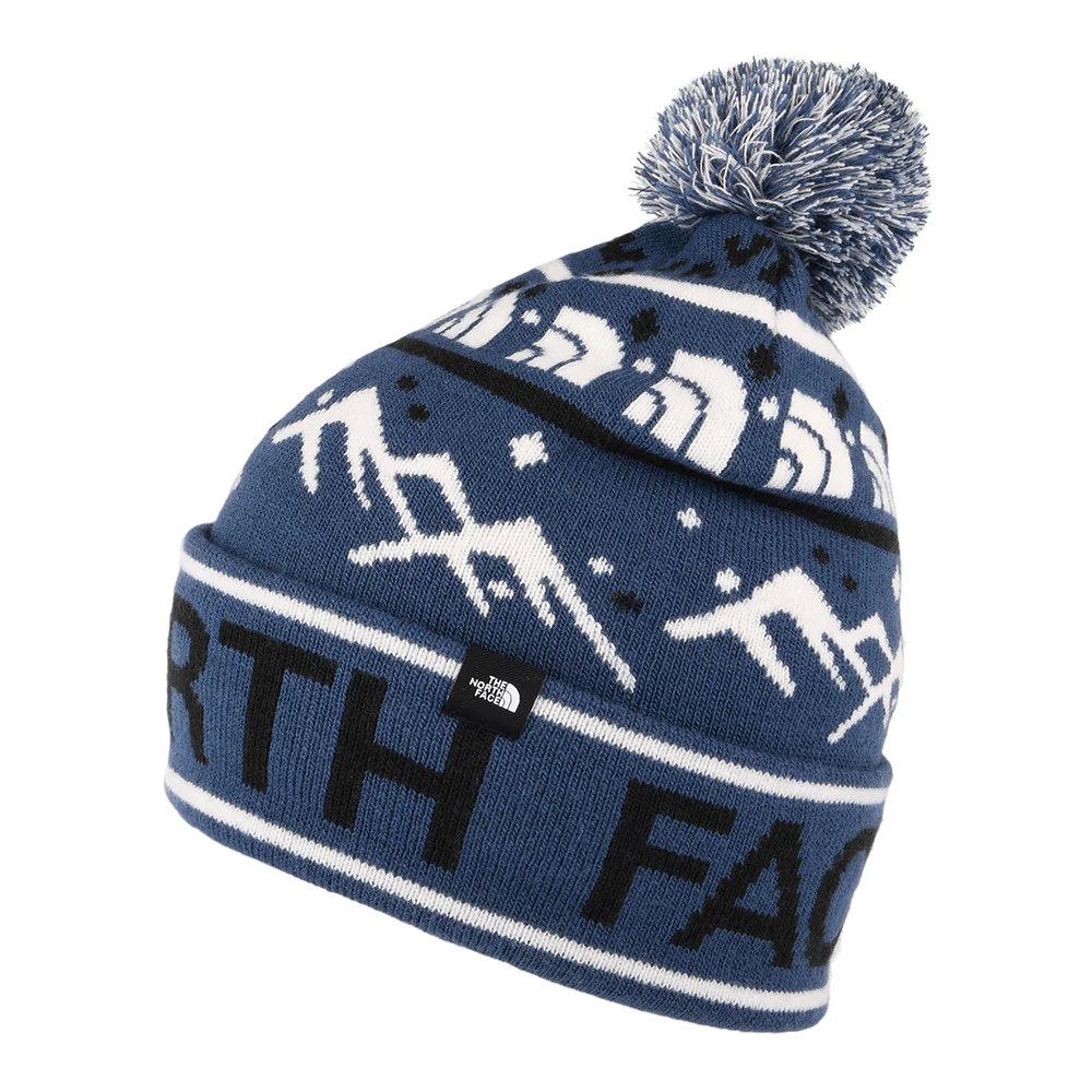 The North Face Kinder Ski Tuke Bommelmütze - Blau