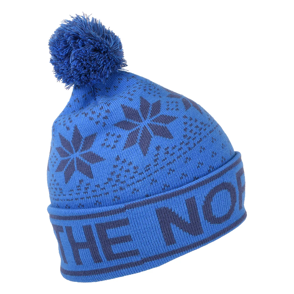 The North Face Kinder Ski Tuke II Bommelmütze - Blau - Image 2
