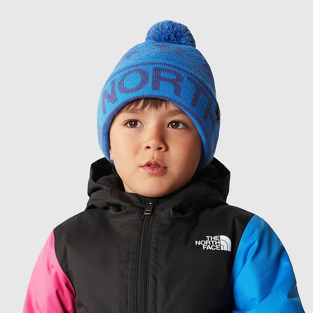 The North Face Kinder Ski Tuke II Bommelmütze - Blau - Image 3