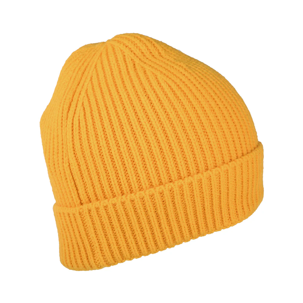 The North Face Kinder TNF Box Logo Cuffed Beanie Mütze - Löwenzahn - Image 2