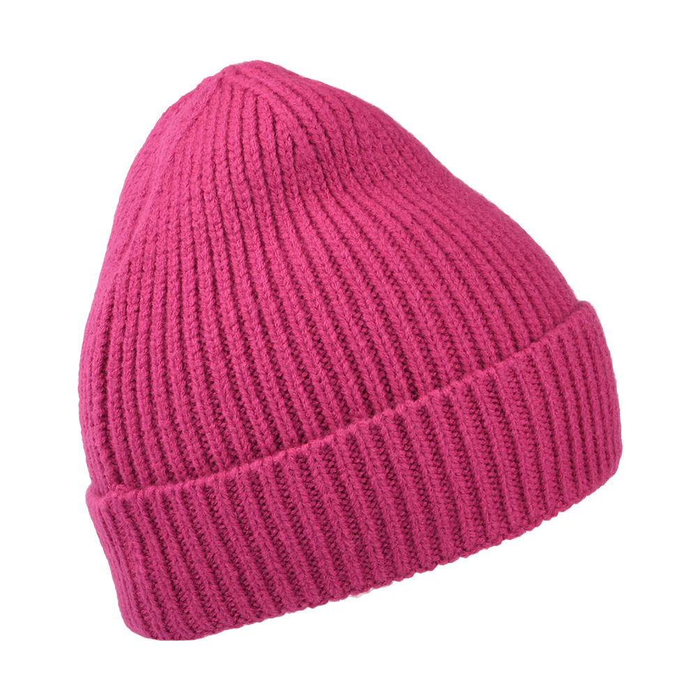 The North Face Kinder TNF Box Logo Cuffed Beanie Mütze - Fuchsie - Image 2