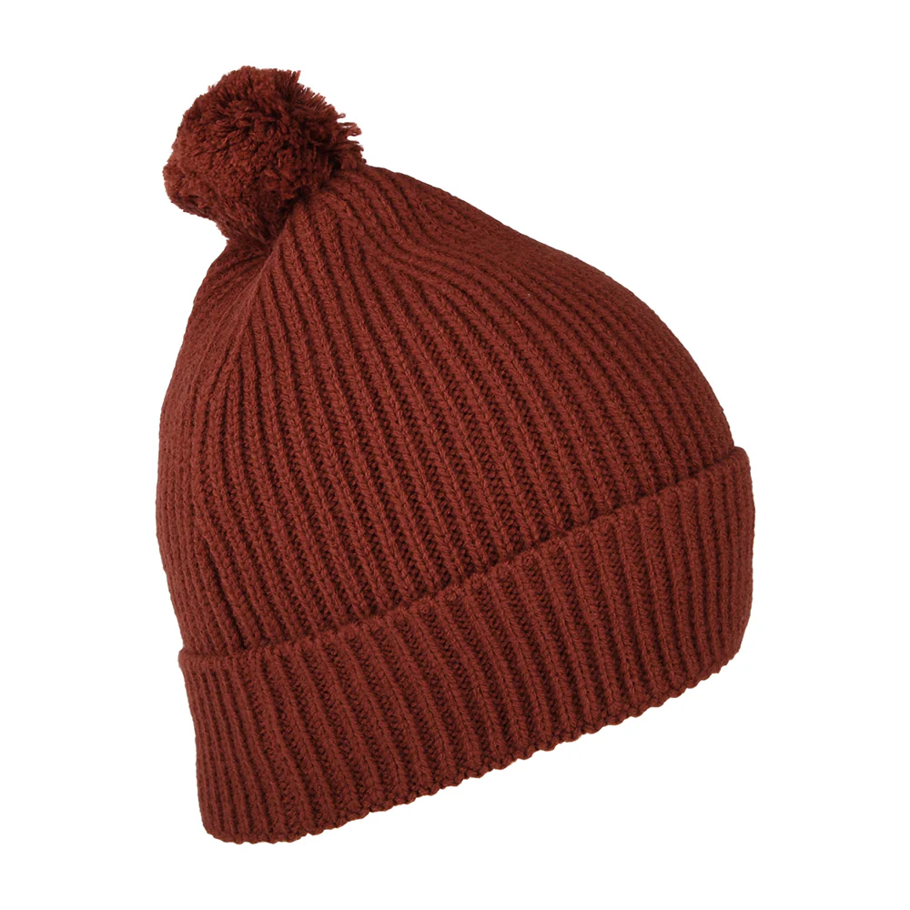 The North Face Logo Box Bommelmütze - Cognac - Image 2