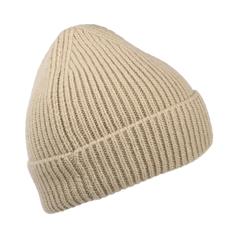 The North Face TNF Logo Box Cuffed Fisherman Beanie Mütze - Khaki - Image 2