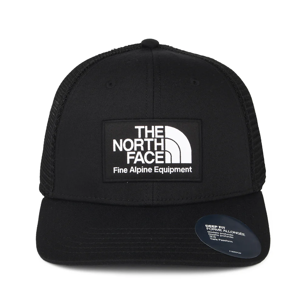 The North Face Mudder Deep Fit Trucker Cap - Schwarz-Weiß - Image 2