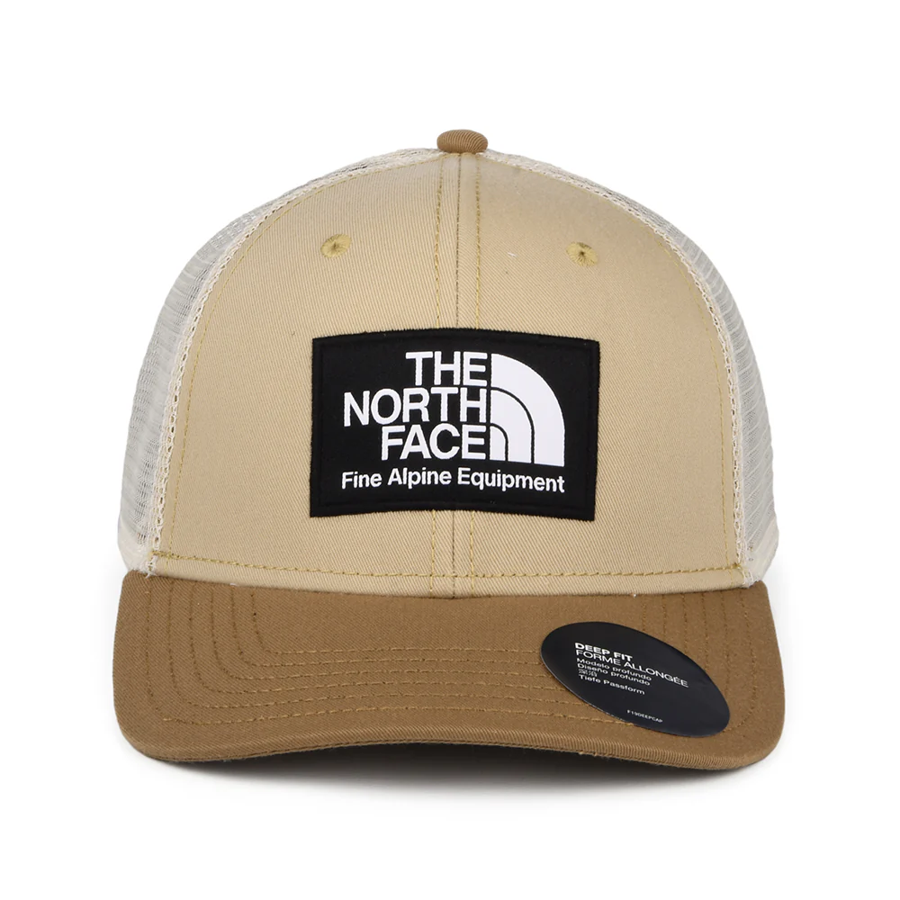 The North Face Mudder II Deep Fit Recycelt Trucker Cap - Hellbraun-Sand - Image 2