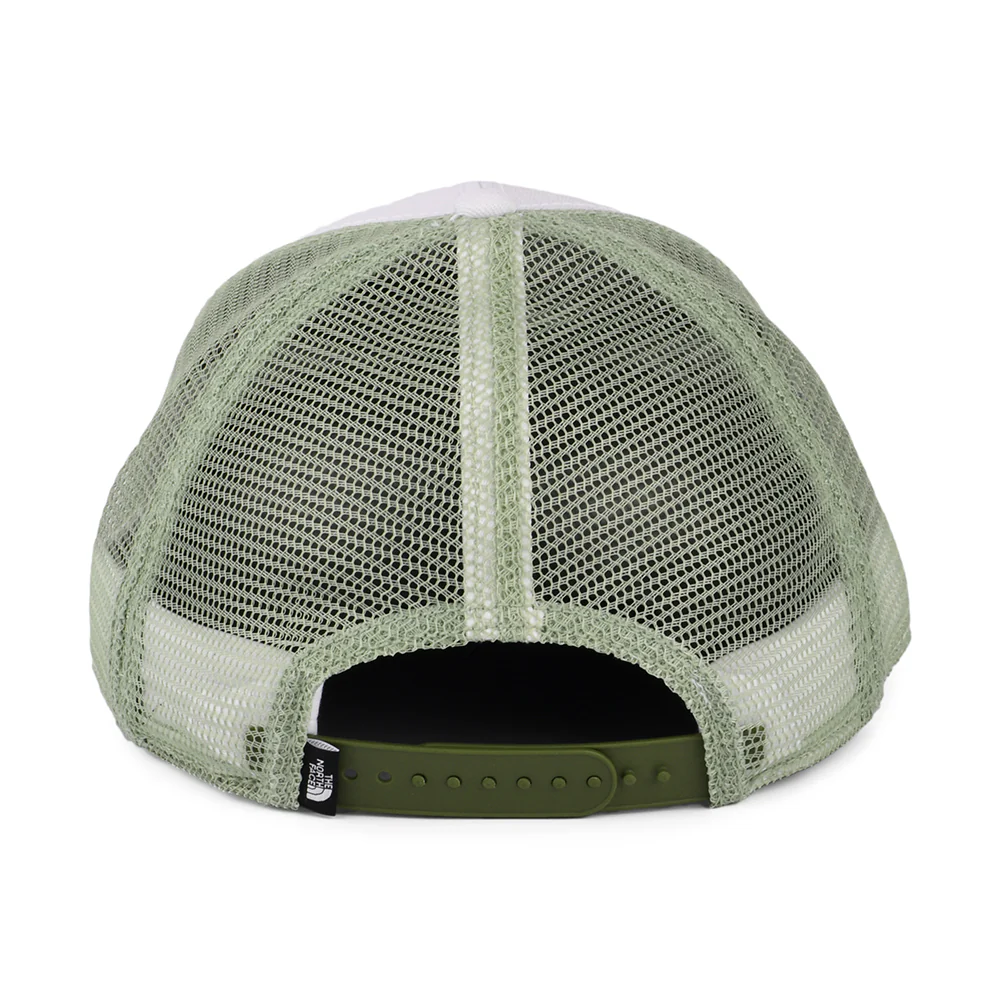 The North Face Mudder II Deep Fit Recycelt Trucker Cap - Weiß-Olivgrün-Salbeigrün - Image 3