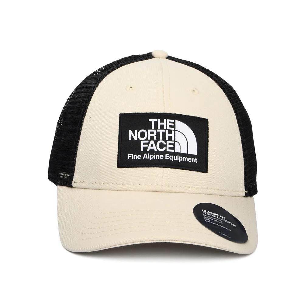 The North Face Mudder Recycled Trucker Cap - Beige-Schwarz - Image 2