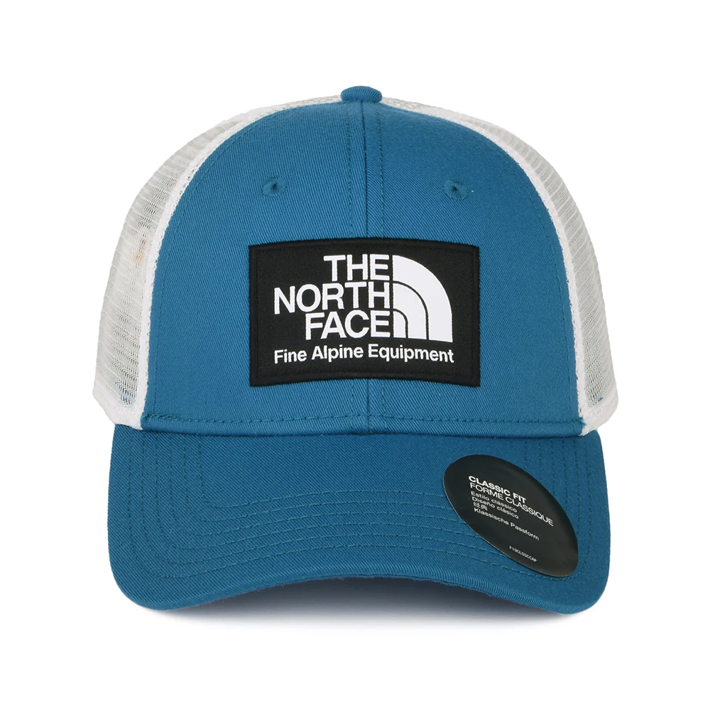 The North Face Mudder Recycled Trucker Cap - Blau-Weiß - Image 2