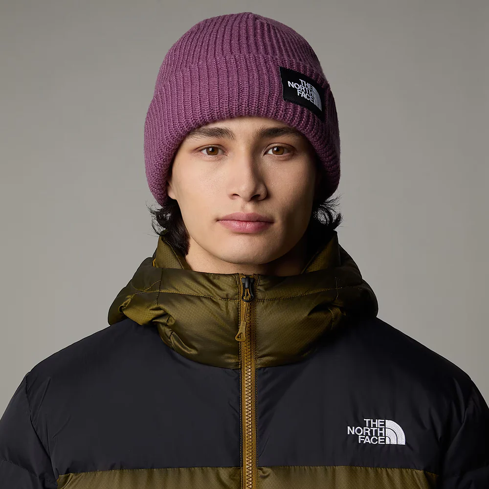 The North Face Salty gefütterte Beanie Mütze - Dunkles Mauve - Image 3