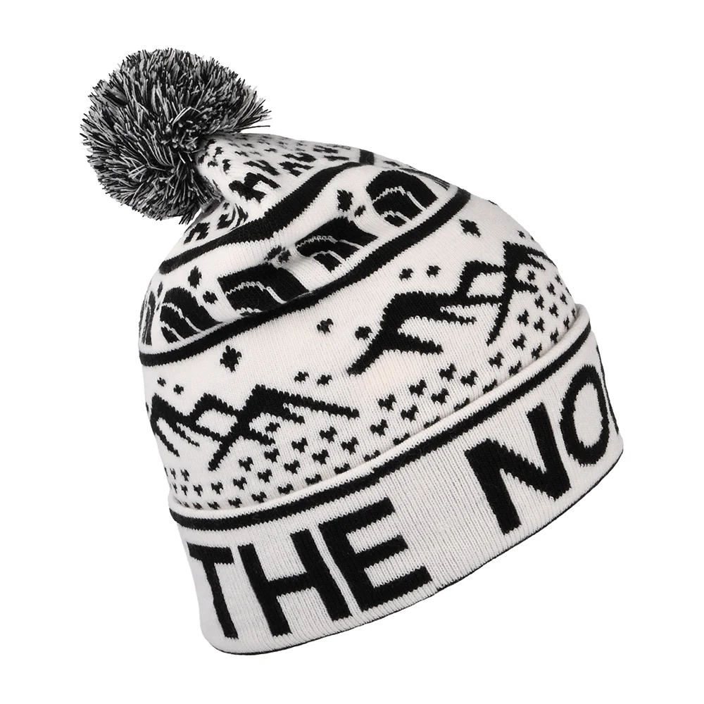 The North Face Ski Tuke Bommelmütze - Cremeweiß-Schwarz - Image 2