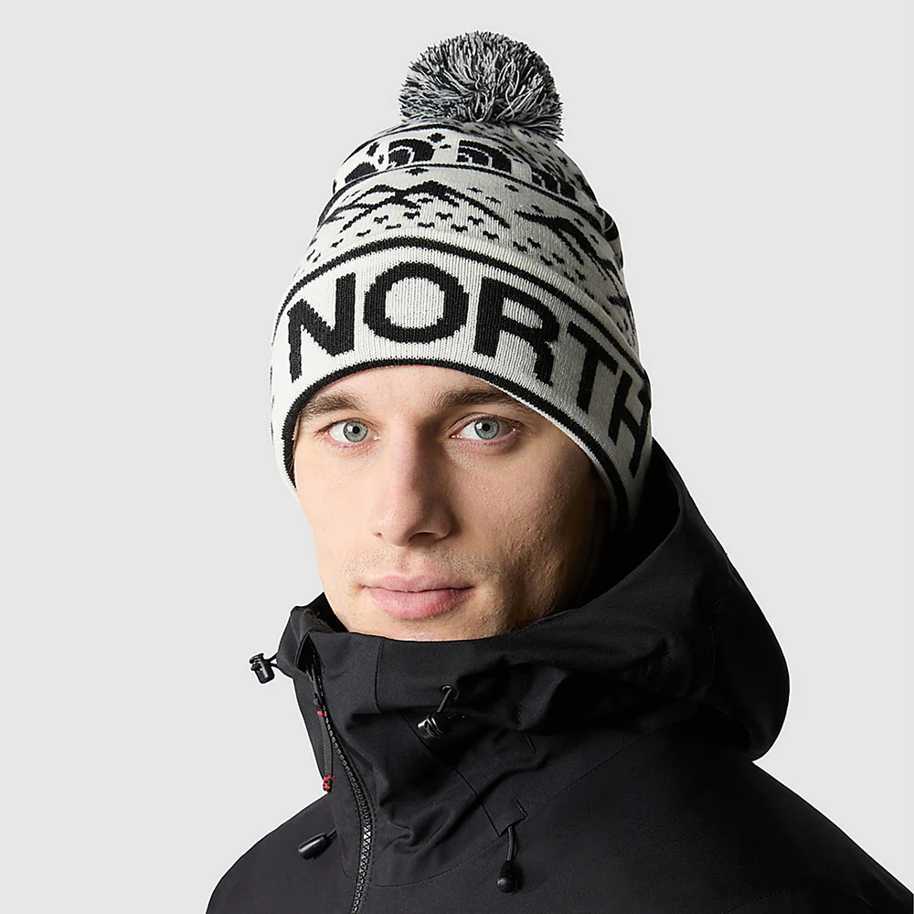 The North Face Ski Tuke Bommelmütze - Cremeweiß-Schwarz - Image 3