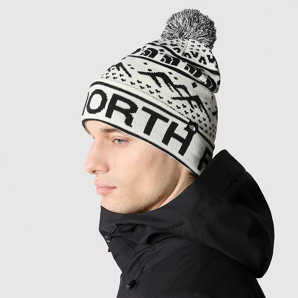 The North Face Ski Tuke Bommelmütze - Cremeweiß-Schwarz - Image 4