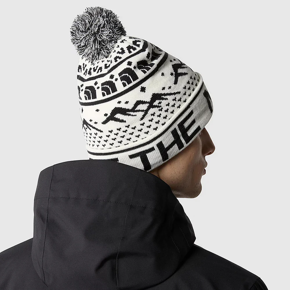 The North Face Ski Tuke Bommelmütze - Cremeweiß-Schwarz - Image 5